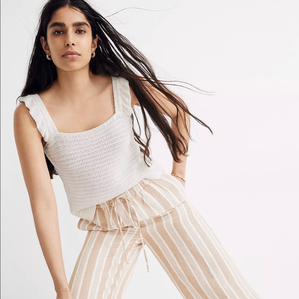 Madewell crochet tank size m